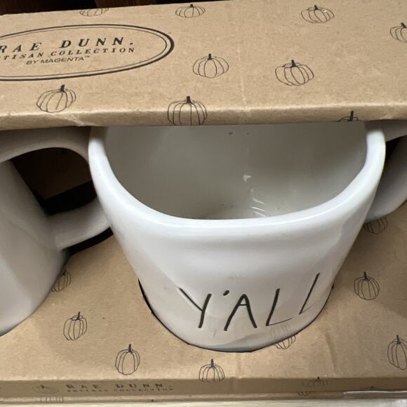 Rae Dunn Artisan Collection by Magenta FALL / YÁLL Tea Coffee Soup Mug - Picture 4 of 5